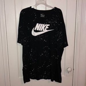 Nike Black w/White paint splatter 3xl T-shirt.